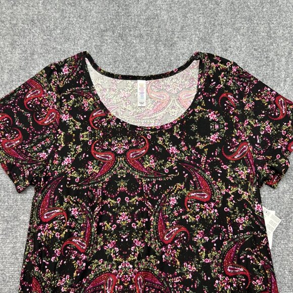 LulaRoe Lot of 2 Classic T-Shirt Womens L Multicolor Colorful Short Sleeve New - Picture 6 of 7